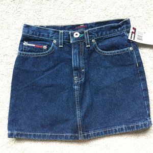 NWT Tommy Hilfiger denim jean skirt, Girls 8